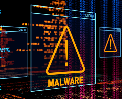 malware warning sign